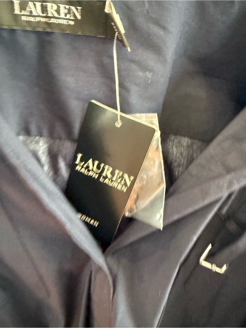 Lauren Ralph Lauren Buckle-Trim Cotton-Blend Shirtdress - Short Dresses - Picture 5 of 7